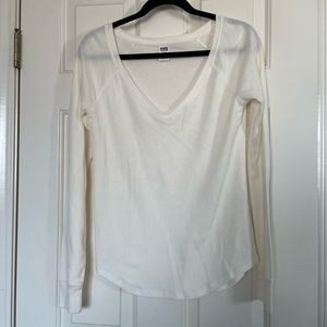 VSPINK Cream Waffle Top